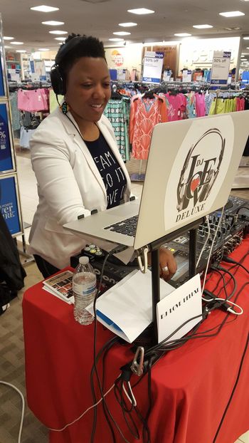 DJ Love Deluxe @ PinkLux's Fashion Show at Belk

