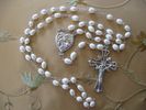 AlmaLuAlma Real Pearl and Silver Rosary