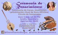 Circulo juglar y Ceremonia de Cacao en Santiago de Queretaro (presencial)