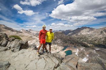 Joey and I atop Glen Pass, Eastern Sierra
