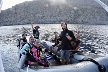 My Diving Crew, in the Sea of Cortez
