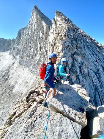 Climbing Mt Conness, Yosemite
