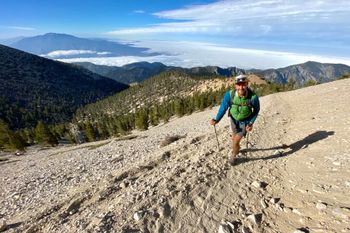 Heading up above the clouds, San Gorgonia.
