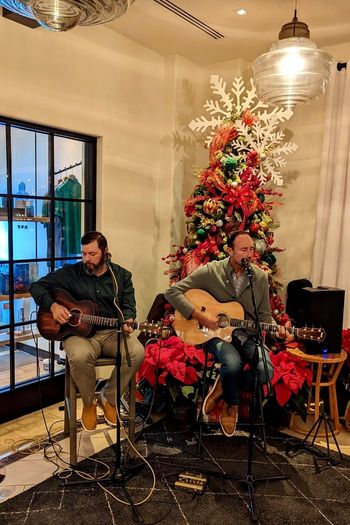 Ricky Ruis and I playing at Season's restaurant @ the Four Seasons.
