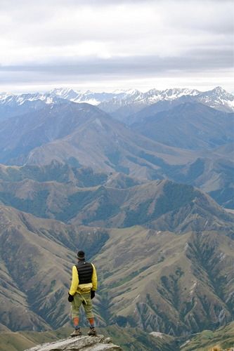 Summit of Ben Lommund Peak, New Zealand
