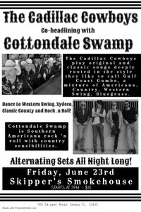 Cottondale Swamp and The Cadillac Cowboys - Skipper's Smokehouse - June 23rd
