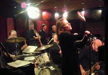 With the Duffy Jackson Big Band.
