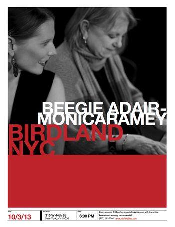 A Birdland publicity poster.
