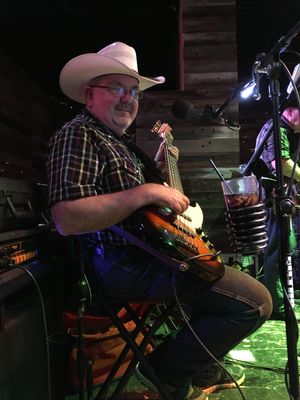 Ken Mensing - Bass Guitar, musical director - After having played in a variety of bands over the years: Rock, Blues, R & B, Jazz and Bluegrass, Ken now prefers playing country music because it encompasses elements of so many styles of music. Ken has done studio work on several internationally released Contemporary Christian albums & been music director for several Big 7 Records recording artists. He has opened for country superstars Freddy Fender, Tammy Wynette & Chely Wright.