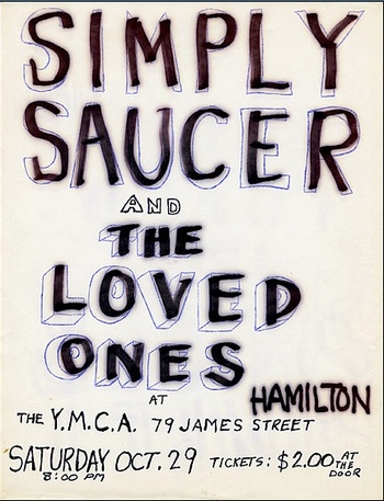 Early Simply Saucer 1977 Hamilton Ont.
