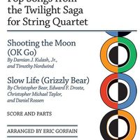 Pop Songs from the Twilight Saga for String Quartet