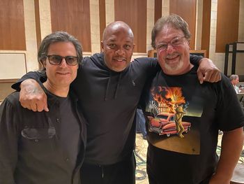 With Dr. Dre and engineer Ross Hogarth (2022)
