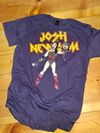 Josh Newcom Tomahawk Kris T Shirt (Purple) Soft Style Tee Shirt