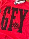 Josh Newcom (GFY) Warpaint Gypsy Threads custom RED Tee Shirt