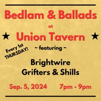 Bedlam & Ballads | Union Tavern featuring Tekuache and Grifters & Shills