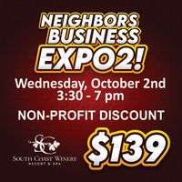 Non-Profit Vendor Spot (WED OCT 2nd)  South Coast Winery!