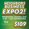 (SPONSORS ONLY) NEIGHBORS EXPO2 VENDOR SPOT (WED OCT 2nd) South Coast Winery!