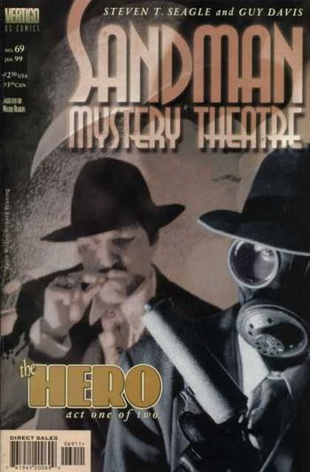 Print model for DC / Vertigo comic shoot, Sandman Mystery Theatre. Phil portrays the Detective.  Photo: Gavin Wilson
