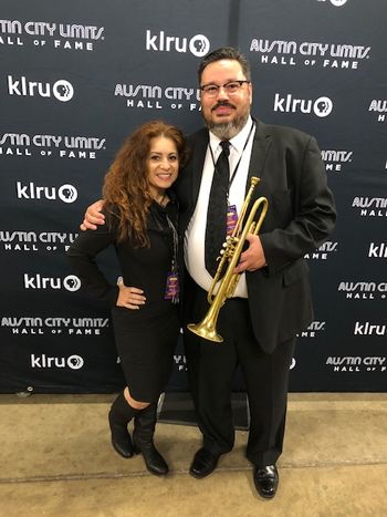With my beautiful wife, Lisa Marie Dominguez, at the ACL Hall of Fame New Year's Special (December 31, 2018).
