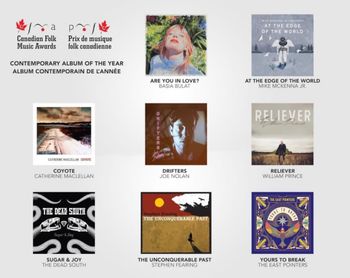 Canadian Folk Music Awards: 2021 Contemporary Album of the Year
