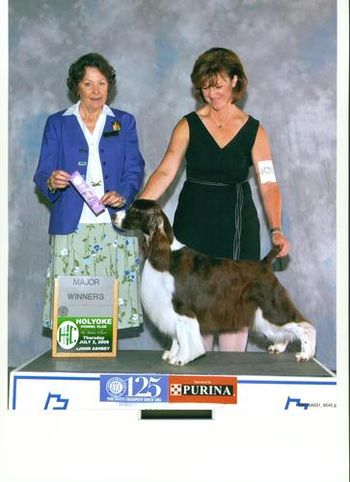 "Ripple" Ch Belay's Chasing Memories (Ch Briarton's Catch Me If You Can X Ch. Belay's Remembrance) Breeder: Donna Hillman & Jenny Sweet - Owner: Karen Foster
