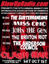 The Subterraneans/Miss Ohio/John the Gun/The Brixton Riot/The Anderson Council