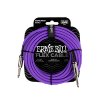 Ernie Ball Purple Flex Instrument Cable Straight/Straight 20ft (Free Shipping)