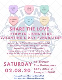 SHARE THE LOVE: Berwyn Lion's Club Valentine's Day Fundraiser