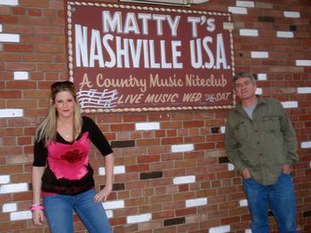 Lauren Leigh and Me at Matty T's 2012
