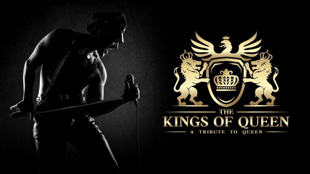 The Kings of Queen were formed by frontman and lead singer Emo Alaeddin after taking on a project to record the main vocals for a Queen project. After delivering over twenty Queen songs with explicit instructions to sound as close to Freddie Mercury as possible, Alaeddin knew what path lay before him. Consequently, it was time to cut his long curly locks, grow a mustache, and embody one of the greatest rockstars to ever walk the earth. His vision was to deliver the sound of Queen as we all remember it: just like the record. He realized that the best way to honor the legacy of Freddie Mercury is to find not only the best musicians in the industry, but the best vocalists too. Indeed, the four core members of the band sing their own distinctive parts of their 2-hour repretoire as recorded by Queen. What makes The Kings of Queen truly unique is that they are purists in that they do not sing to tracks. All of the music and the vocals that you hear are 100% live by the members of The Kings of Queen. The band members who complete The Kings of Queen are guitarist/vocalist Gregg Thompson, bassist/vocalist Mikey LP, and dummer/vocalist Ted Morton. Moreover, Emo Alaeddin visually brings Freddie Mercury to life with his mannerisms, movements, costume changes, and looks. If you’re looking for a Queen tribute band that is scarily similar to original icons that shaped the rock world so many decades ago, then you’ve come to the right place.