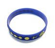 Rosary Wristband - Blue & Gold
