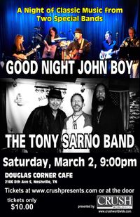 Good Night John Boy & The Tony Sarno Band