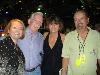 Dawn, Rich, Me & Dennis Great friends/fans!
