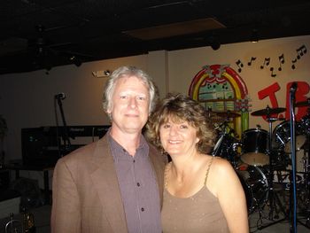 Rhonda with Rick Strickland at JB Pivots
