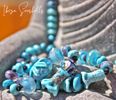 Ibiza Seashells Knotted Rope Necklace - SOLD
