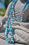 Ibiza Seashells Knotted Rope Necklace - SOLD