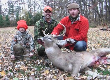 Gavin, Andre and Me, 2007 Indiana Whitetail
