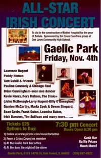All-Star Irish Concert for Bethel Hospital 