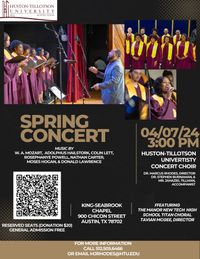 Huston-Tillotson University Concert Choir Spring Concert