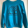 Aqua Dream snail vintage sweatshirt S/M