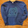Starry Night snail vintage sweatshirt S/M