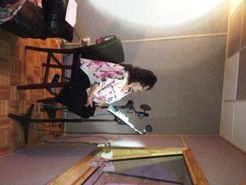 Anna doing a scratch vocal on Bring It All To Him Crossroads 03/18/13
