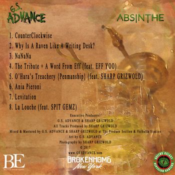 G.S. Advance - Absinthe Tracklist
