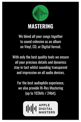Slash Zero Records Services - Online Mastering