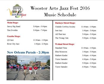 Wooster Jazz Festival 2016
