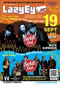 SOLD OUT - Lazy Eye Live @ The Wheaty - With Horns with special guest Nick Kipridis