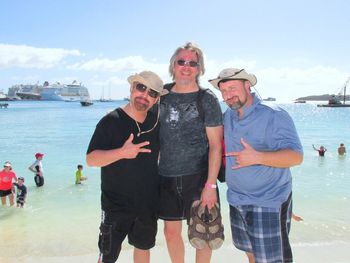 Robbie, Jim, & Chad in St Maarten (Caribbean Island)
