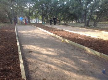 2 Full-size Bocce Ball Courts
