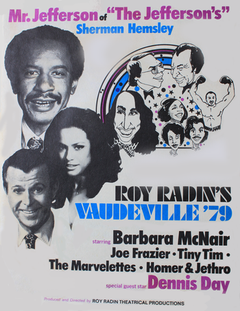 Roy Radin's Vaudeville Review program - 1979
