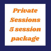 Private Sessions- 5 session discount package  by Purchase Here - Includes Gift recording (press play for sample clip)